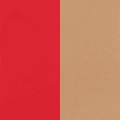 Banda de Piel Rojo Soft / Beige