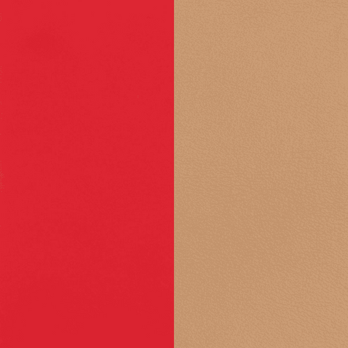 Banda de Piel Rojo Soft / Beige