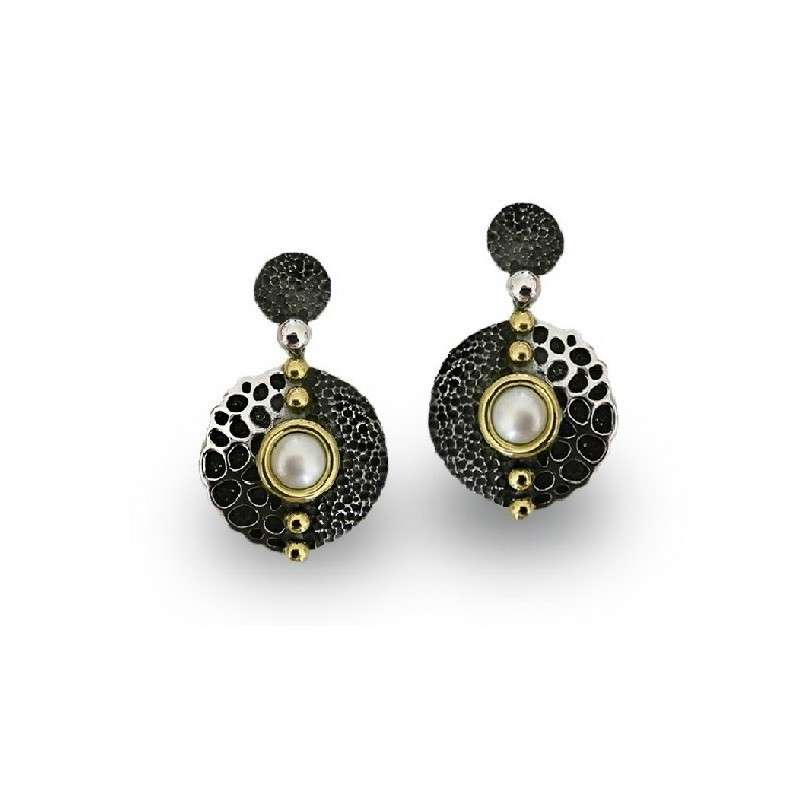 Pendientes Tesoro Marino. Perla