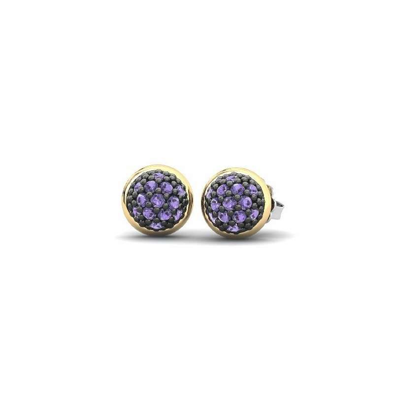 Pendientes Play Color. Oro