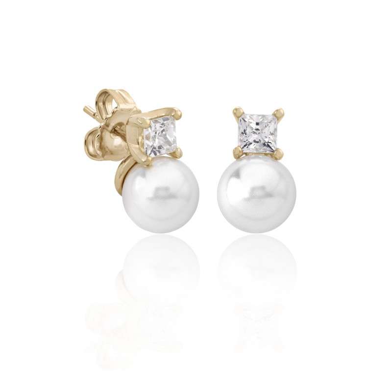Pendientes dorados Selene