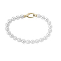 Pulsera Perlas Lyra. Dorado